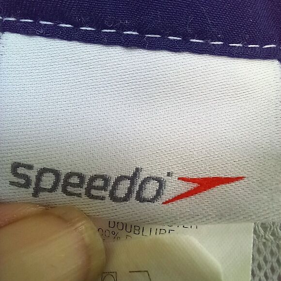 Speedo Team Collection Plaid Swim Trunks-Size X-Large-Mesh Brief-Pockets-UPF - Picture 8 of 10